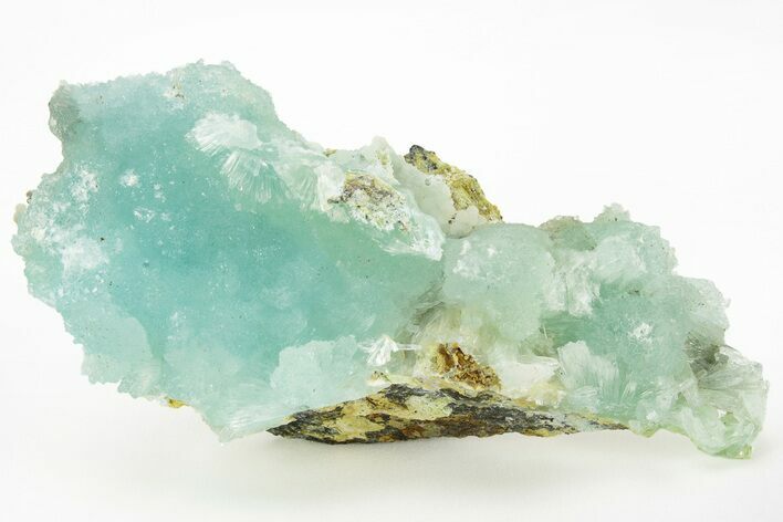 Blue-Green Aragonite Aggregation - Wenshan Mine, China #218006